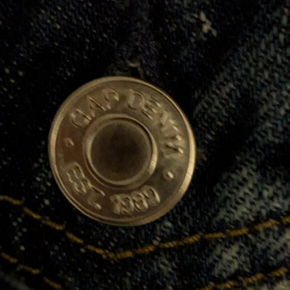 GAP - VINTAGE DENIM JACKET - DOUBLE BARRED FRONT AND STITCHING OVER EACH POCKET - Picture 5 of 5
